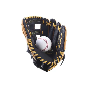 LEACCO Baseball Pitching Glove Cow Split Leather Unisex Black Brown