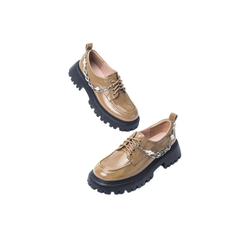 SATURDAY MODE Women's Casual Shoes Women's Low Top Black/Brown-5