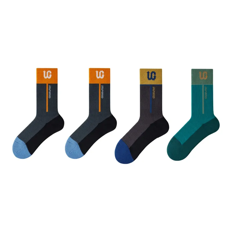 UGUPGRADE Basketball Socks Men's 4 Pack-9