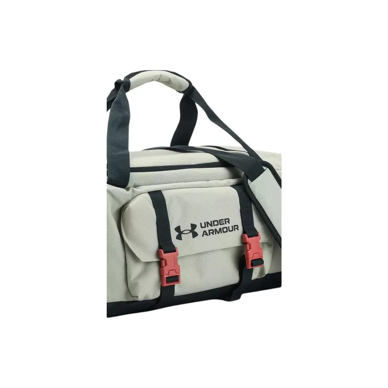 Under Armour Gametime Polyester Portable One Shoulder Crossbody Gym Bag Travel Bag Small Size Unisex Khaki Gray-3