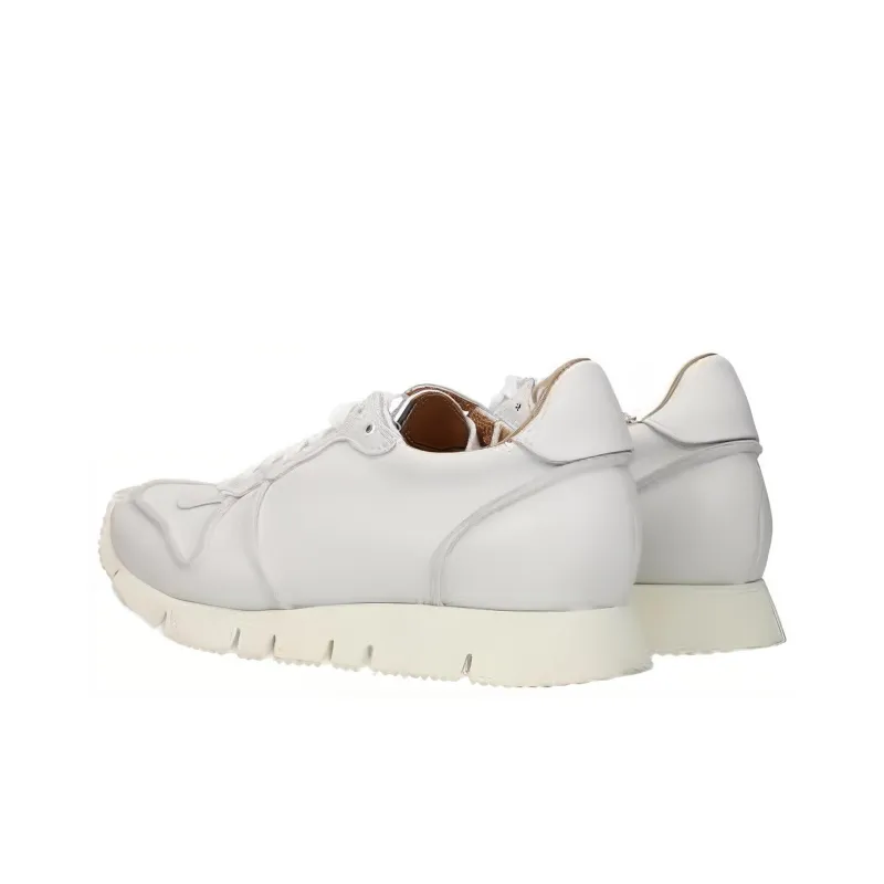 BUTTERO Low Top Casual Shoes Women's White-2