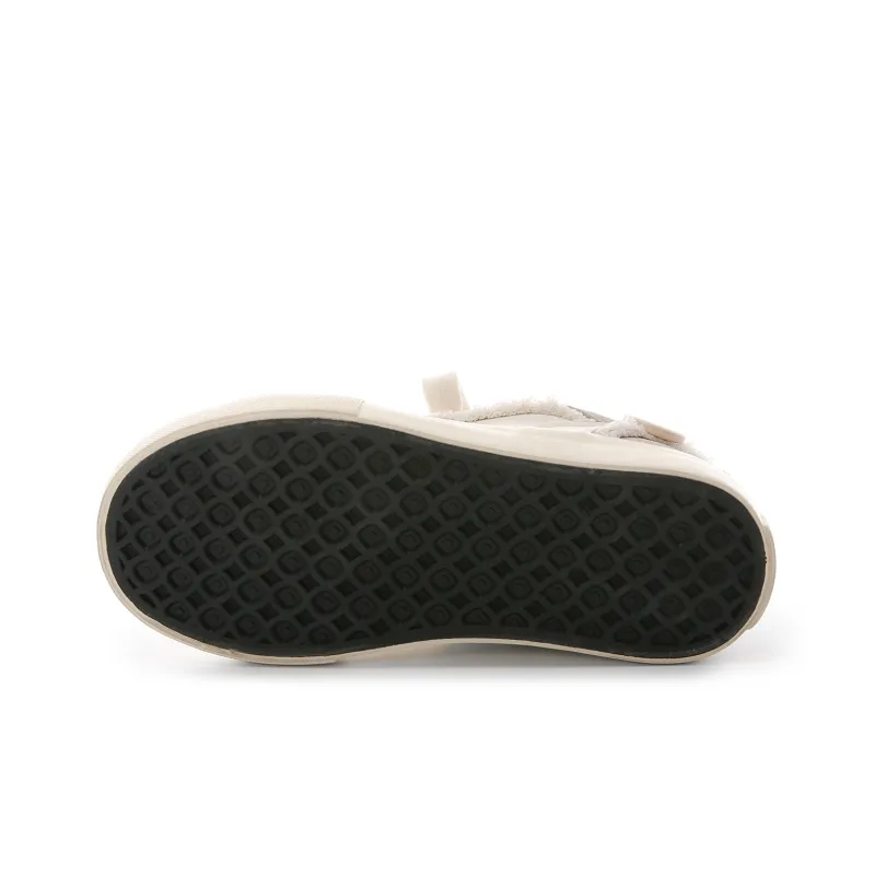 Lovely You Wear resistant And Lightweight Low Top Skateboard Shoes Women's Beige-4