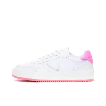 PHILIPPE MODEL Paris Temple Veau Leather Sneakers