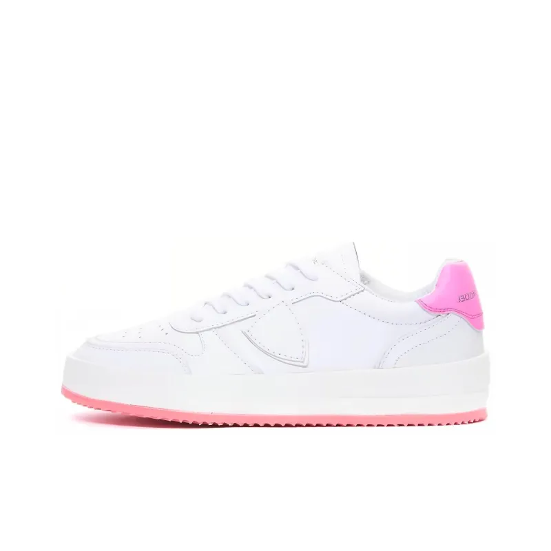 PHILIPPE MODEL Paris Temple Veau Leather Sneakers-0