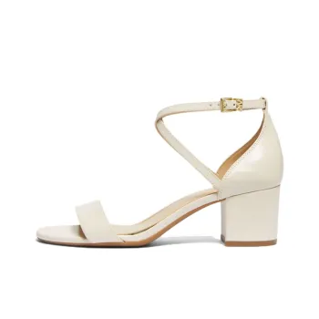 MICHAEL KORS Serena Strap Sandals Women's Milk White