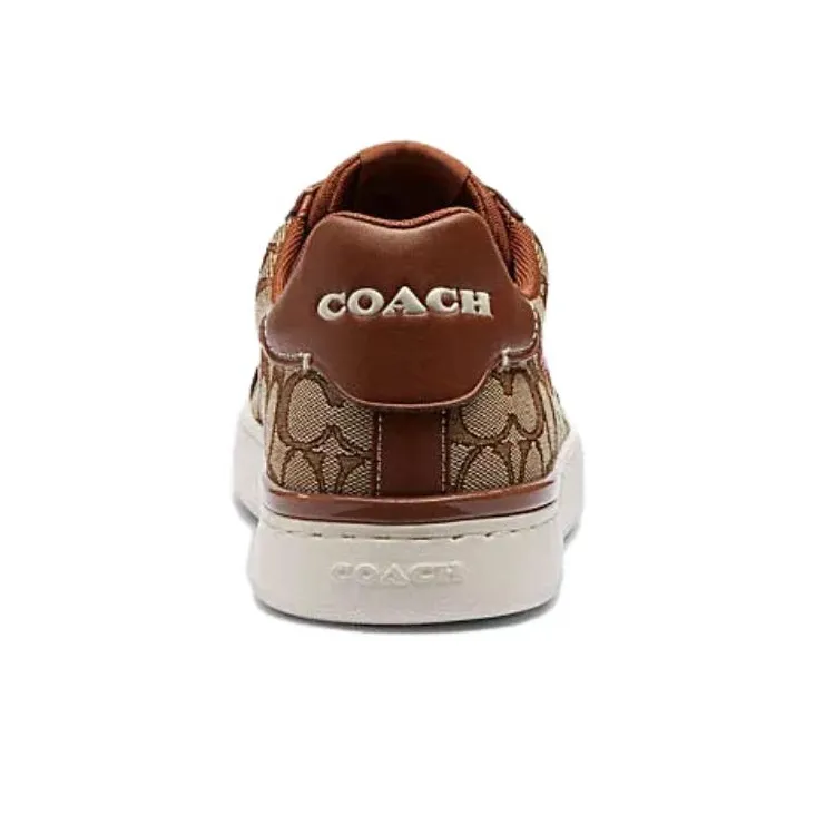 Disney x COACH Low Top Skateboard Shoes Men's Brown-4