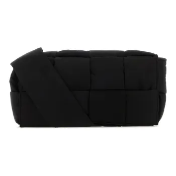 Bottega Veneta Nylon Handbag Shoulder Bag Men's Black