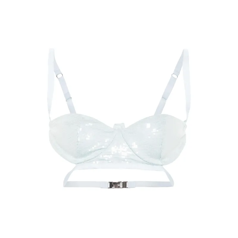 GCDS Sequined Bra Top-0