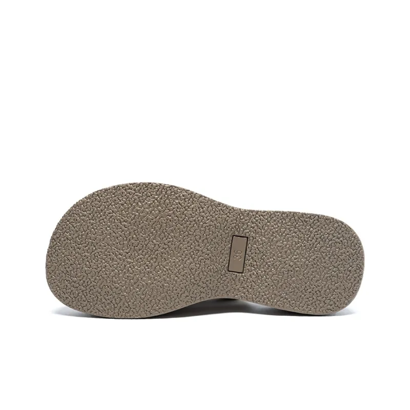 ZHR Strap Sandals 4.5cm Women's Beige-5