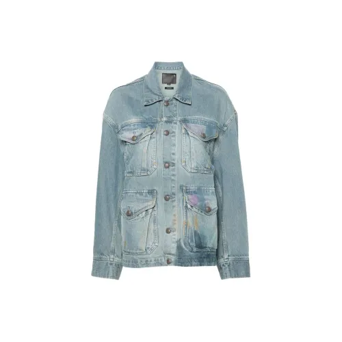 R13 Trucker Oversized Denim Jacket