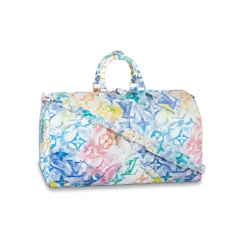 LOUIS VUITTON Keepall Bandouliere 50 Pastel Multicolor