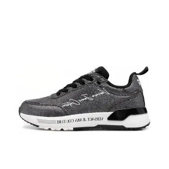 VERSACE JEANS Low Top Casual Shoes Women's Black White