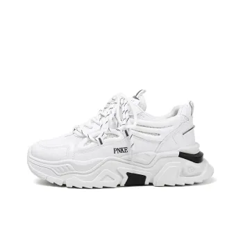 PNKE Anti-Slip Wear-Resistant Breathable Height Increasing Low-Top Chunky Sneakers Men's