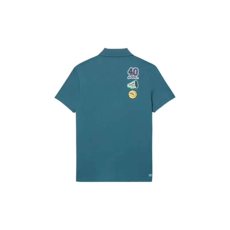 LACOSTE Polo Shirt Men's Aqua Blue-1
