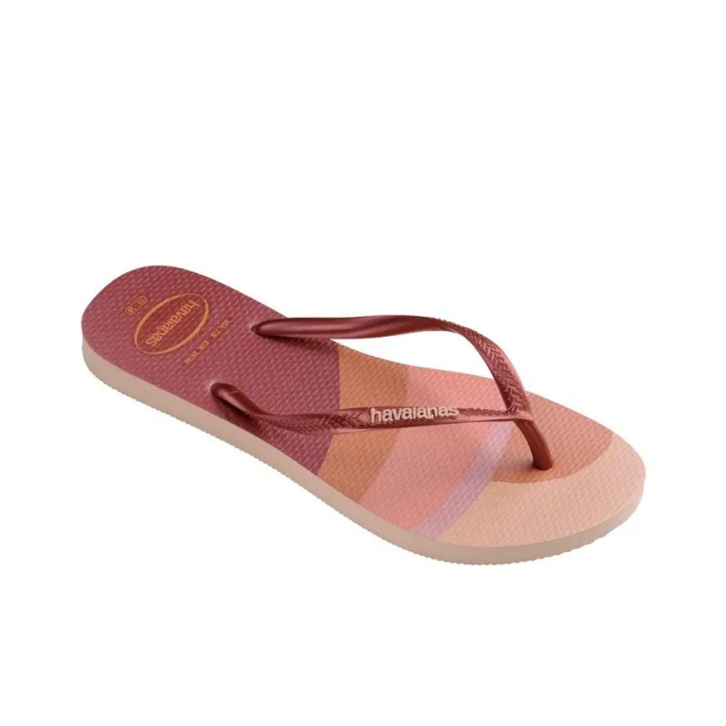 Havaianas Slip Resistant Flip Flops Women's Orange Red-1