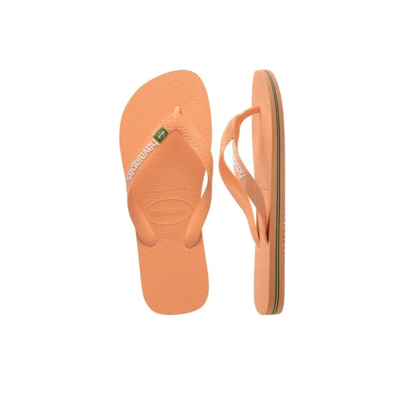 Havaianas Slip Resistant Flip Flops Women's Orange-4