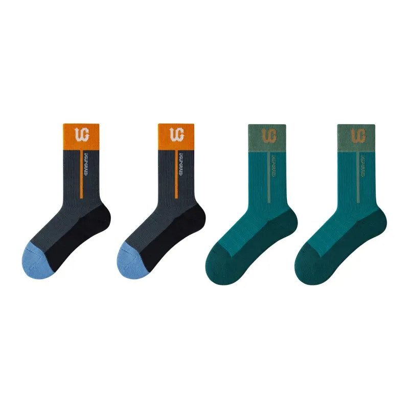 UGUPGRADE Basketball Socks Men's 4 Pack-2