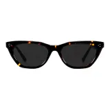 Tortoiseshell Frame with Black Gray Lens