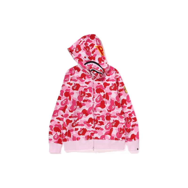 Bape Abc Camo Shark Ponr Full Zip Hoodie-5