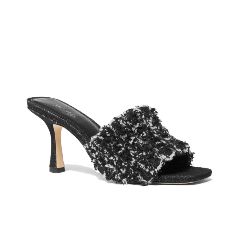 MICHAEL KORS Tessa Slide Slippers Women's Black-2