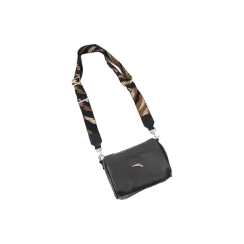 Anta Polyurethane Crossbody Bag Regular Unisex Black