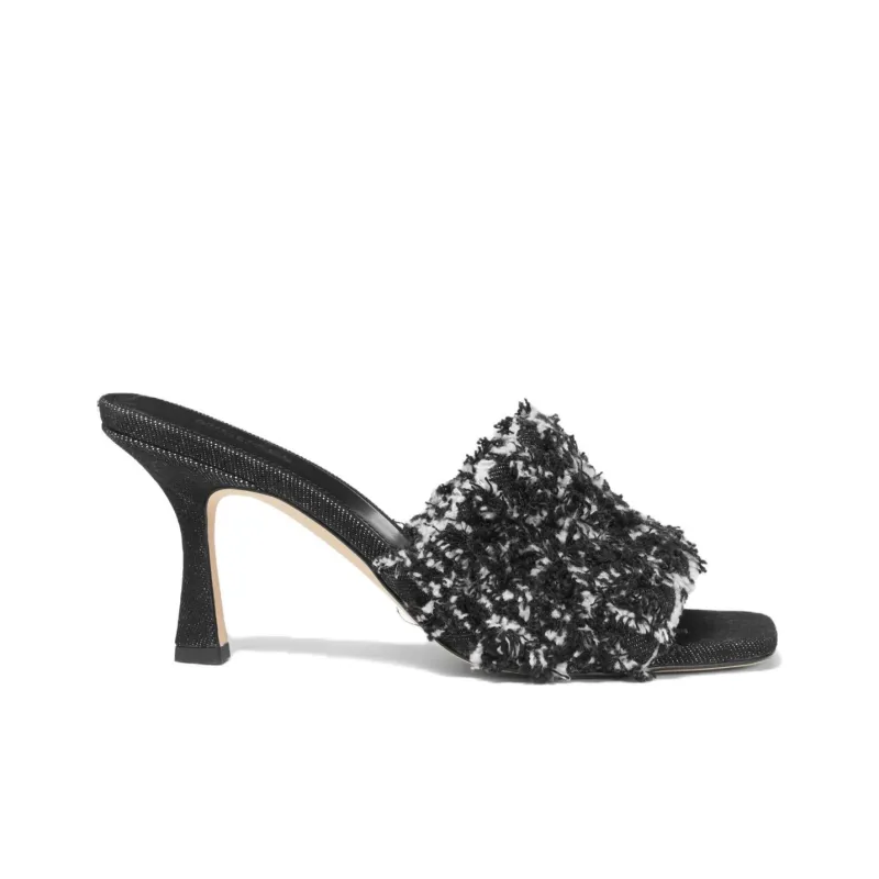 MICHAEL KORS Tessa Slide Slippers Women's Black-1