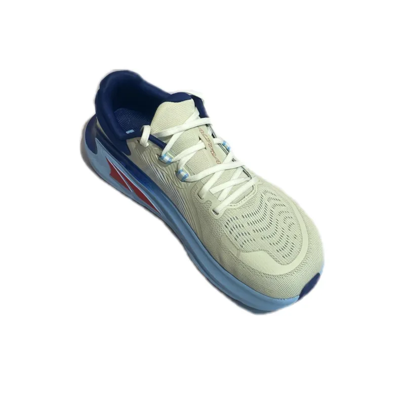 Altra Cushioning, Breathable, Supportive Low Top Running Shoes Women's White Blue-3