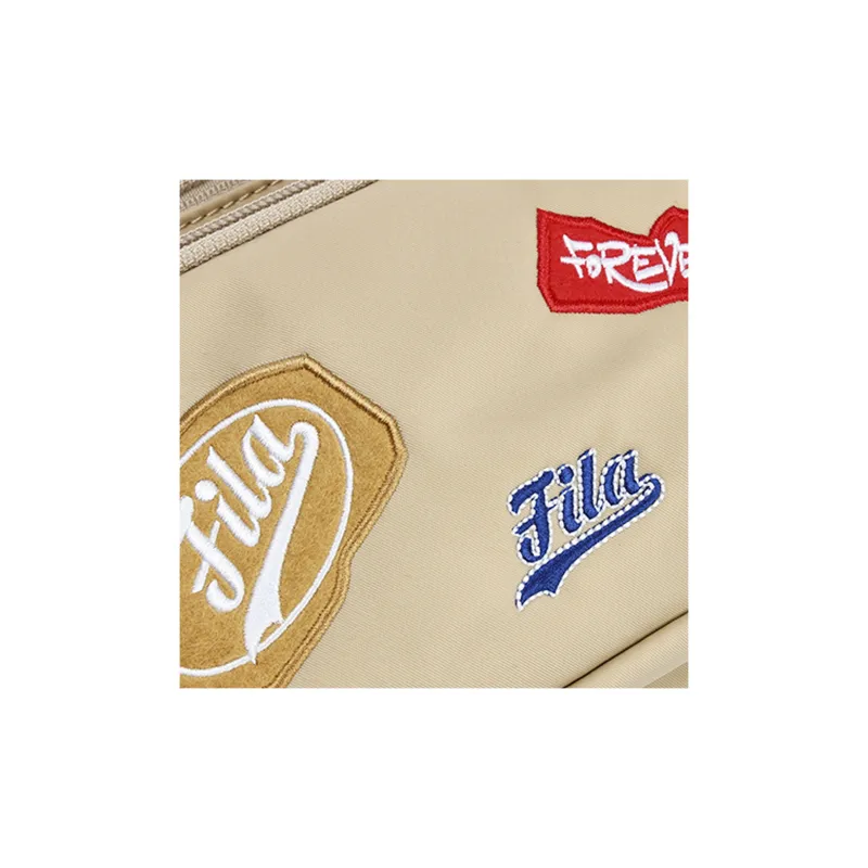 FILA FUSION Pu Synthetic Leather Crossbody Bag, Shoulder Bag, Sling Bag, Fanny Pack Regular Unisex Soy Milk Khaki-3