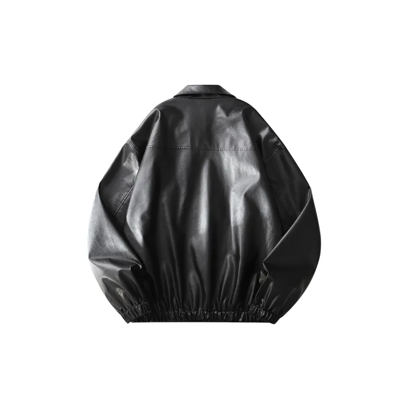 Ice Flying Leather Jacket Unisex-4
