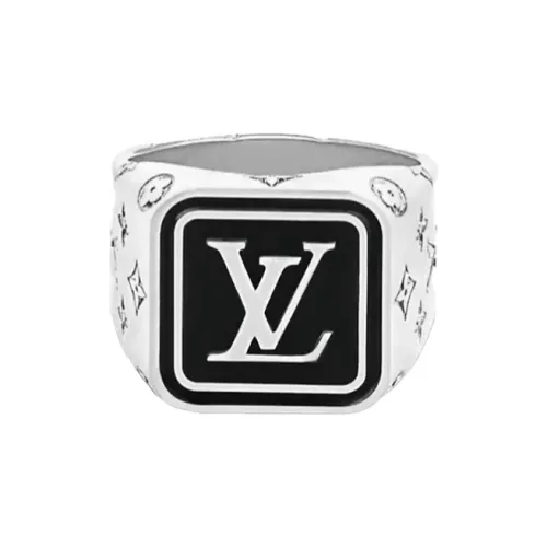 LOUIS VUITTON Rings Unisex Silver