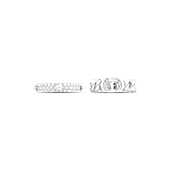 DIOR Metal Rings Women's Silver-1