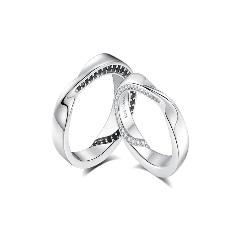 FANCI Rings Unisex Love River Couple Rings-0