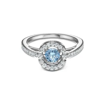 Swarovski Rhodium Plated Rings Women's Blue