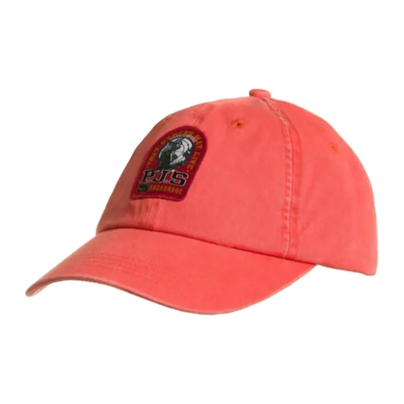 PARAJUMPERS Cotton Baseball Caps Men's Orange Red-0