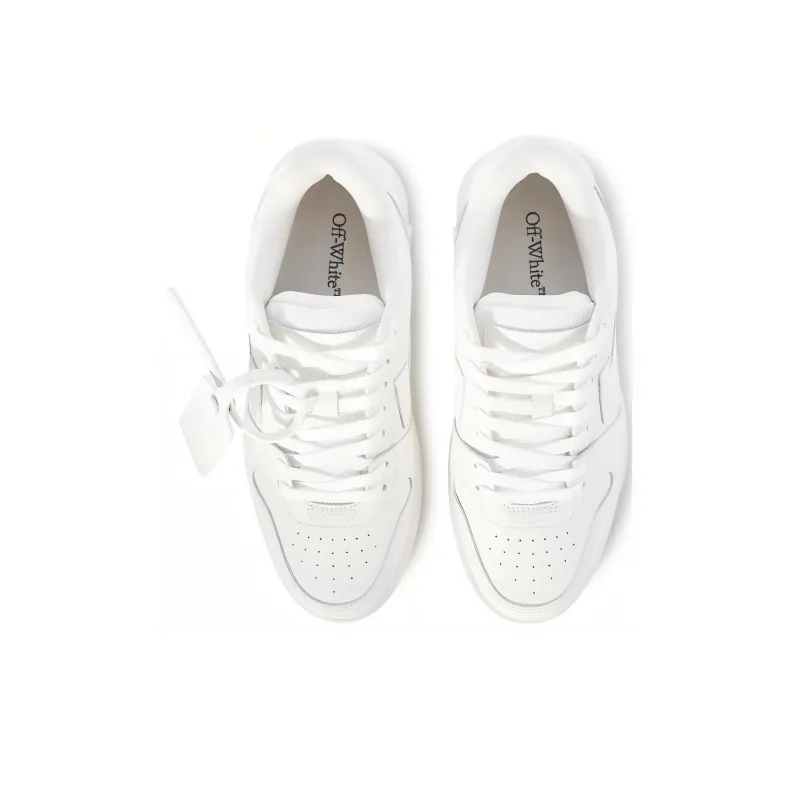 OFF WHITE Out Of Office Leather Sneakers 'White' Women's-3