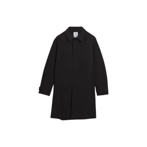 Y-3 Coats Men Black