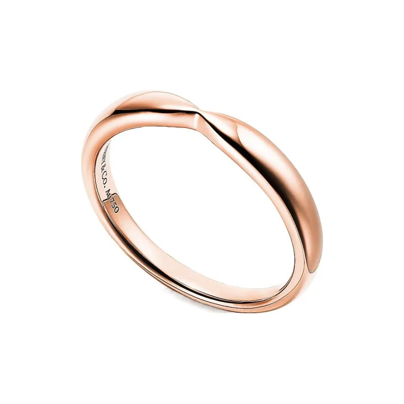 TIFFANY & CO. 18K Rose Gold Rings Unisex-1