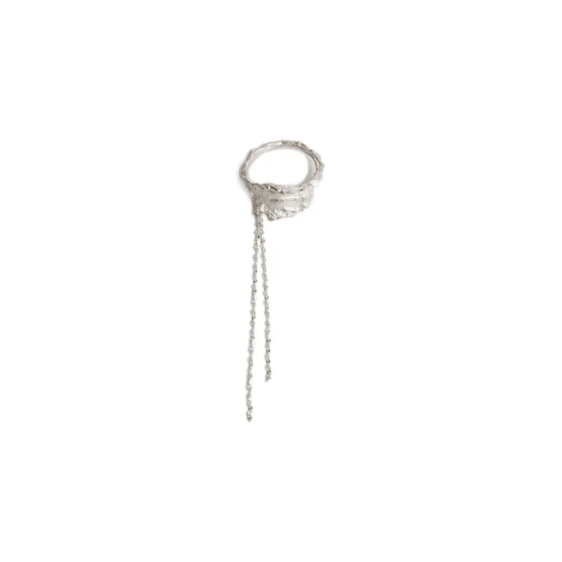 M.Wong 925 Sterling Silver Buckle Ring Women's-0