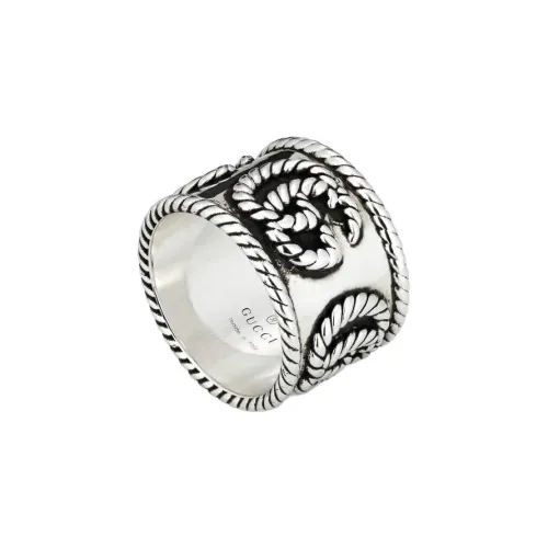 GUCCI Rings Unisex Silver