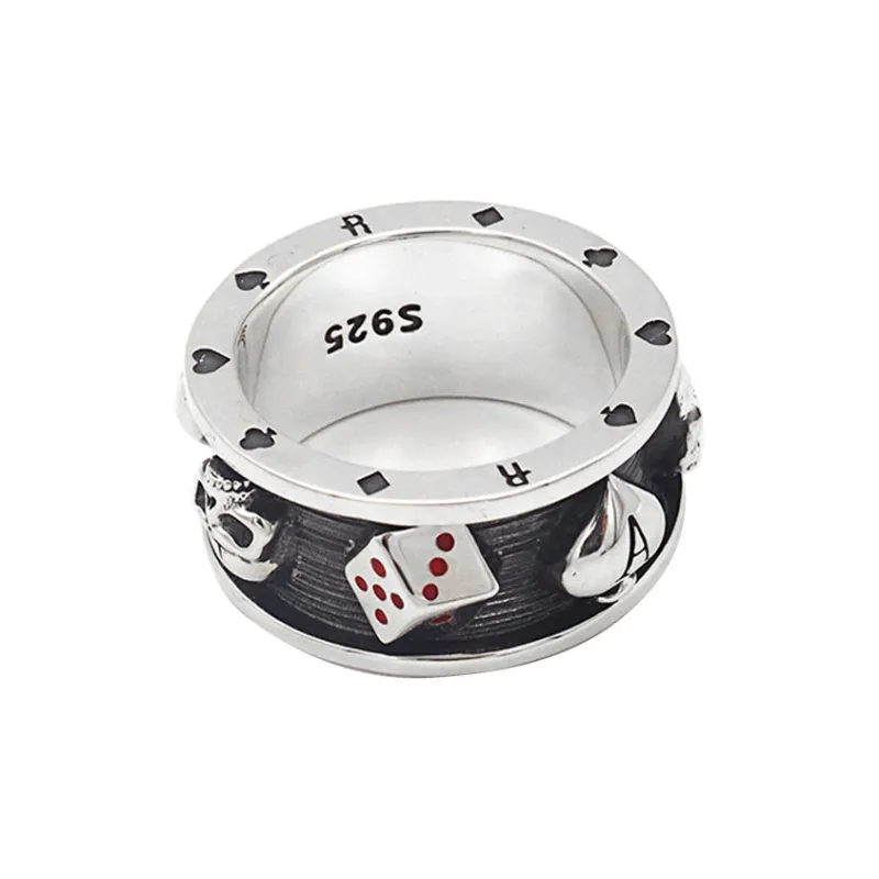 ROCK&RIDE 925 Sterling Silver Rings Unisex-2
