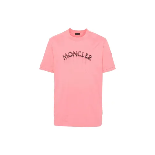 Moncler T-Shirts Men Pink