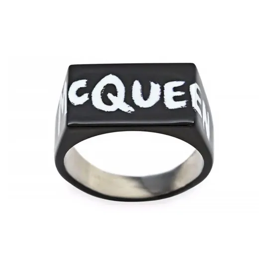 Alexander McQueen Graffiti Ring-2