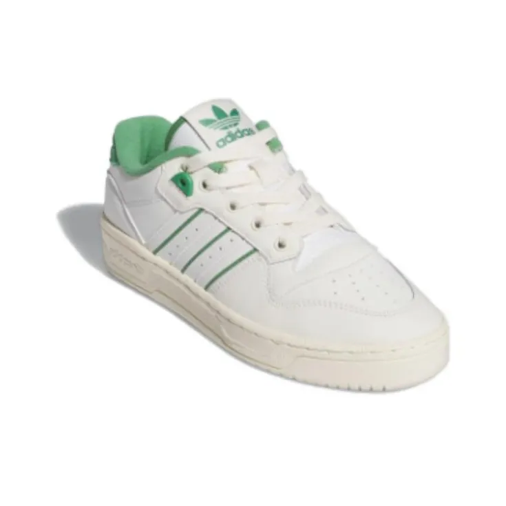 Adidas Originals Rivalry LOW Low Top Skateboard Shoes Women's White Green-2