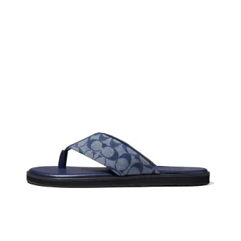 COACH Stylish Sandals Men's Dark Blue