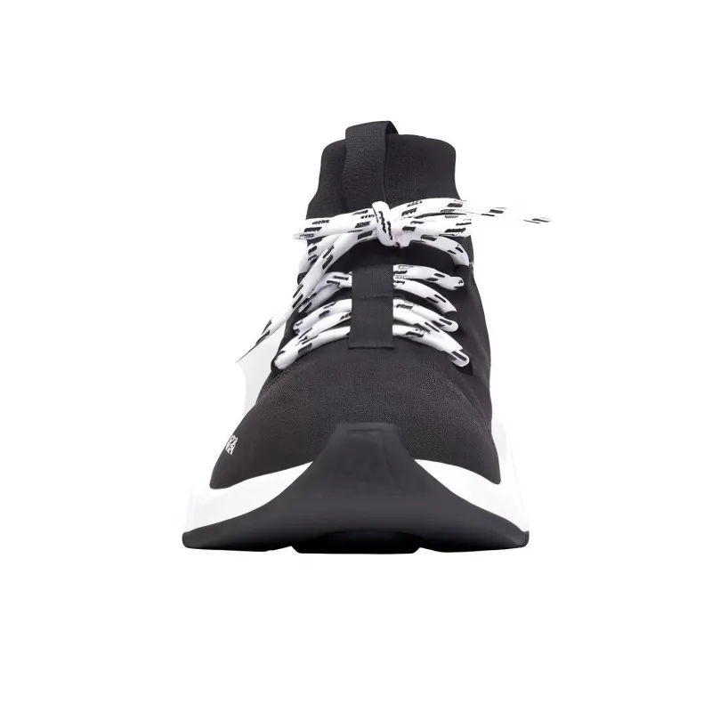 Balenciaga Speed 1.0 Lace Up Sneakers 'Black White' Women's-3