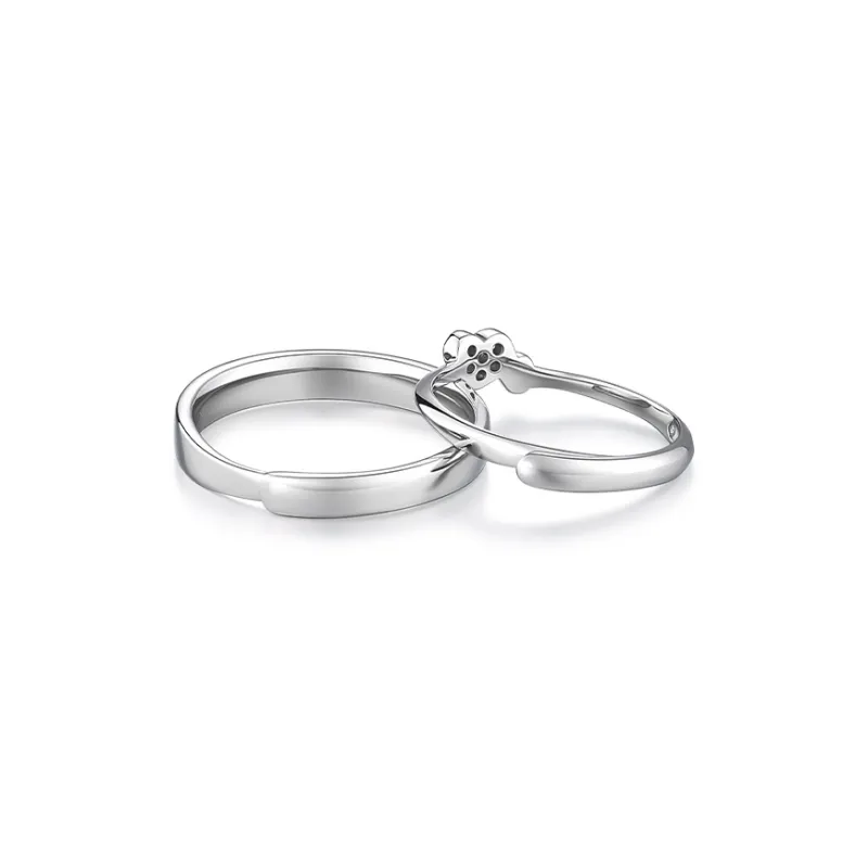 KADER S925 Silver Rings Unisex Silver White-2