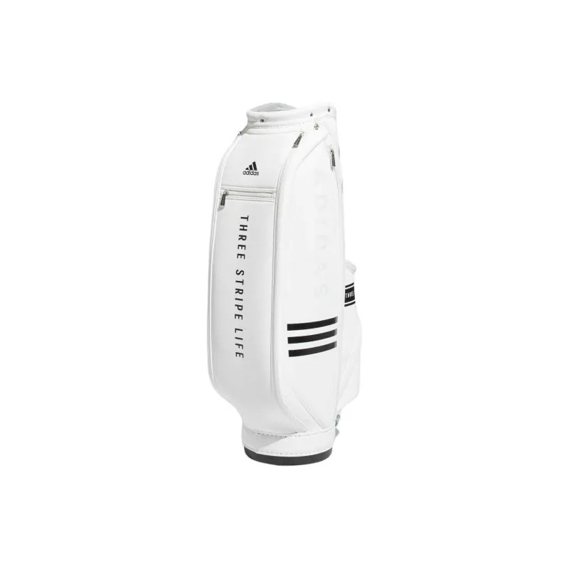 Adidas Synthetic Leather Golf Bag Storage Bags Women's White-1