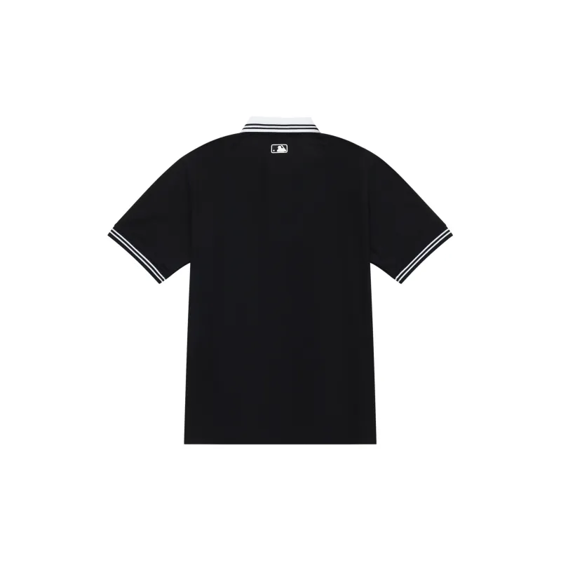 MLB New York Yankees MLB Basic Logo SS24 Polo Shirt Unisex Black-1
