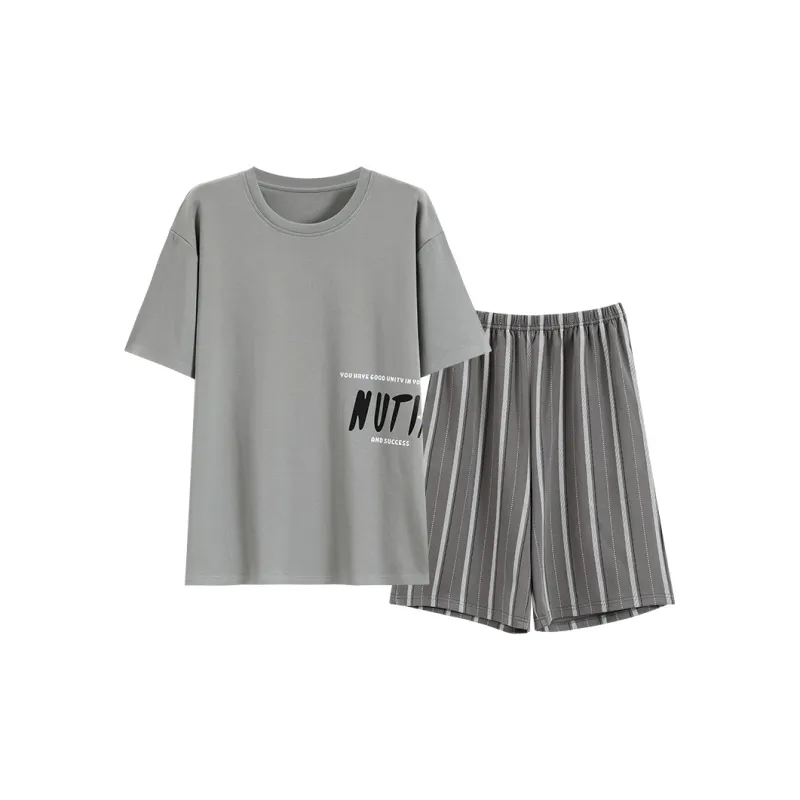 Nodos Shield Pajama Set Men's Gray-0
