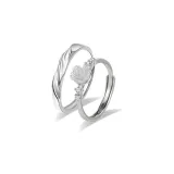 Floral Mobius Ring
